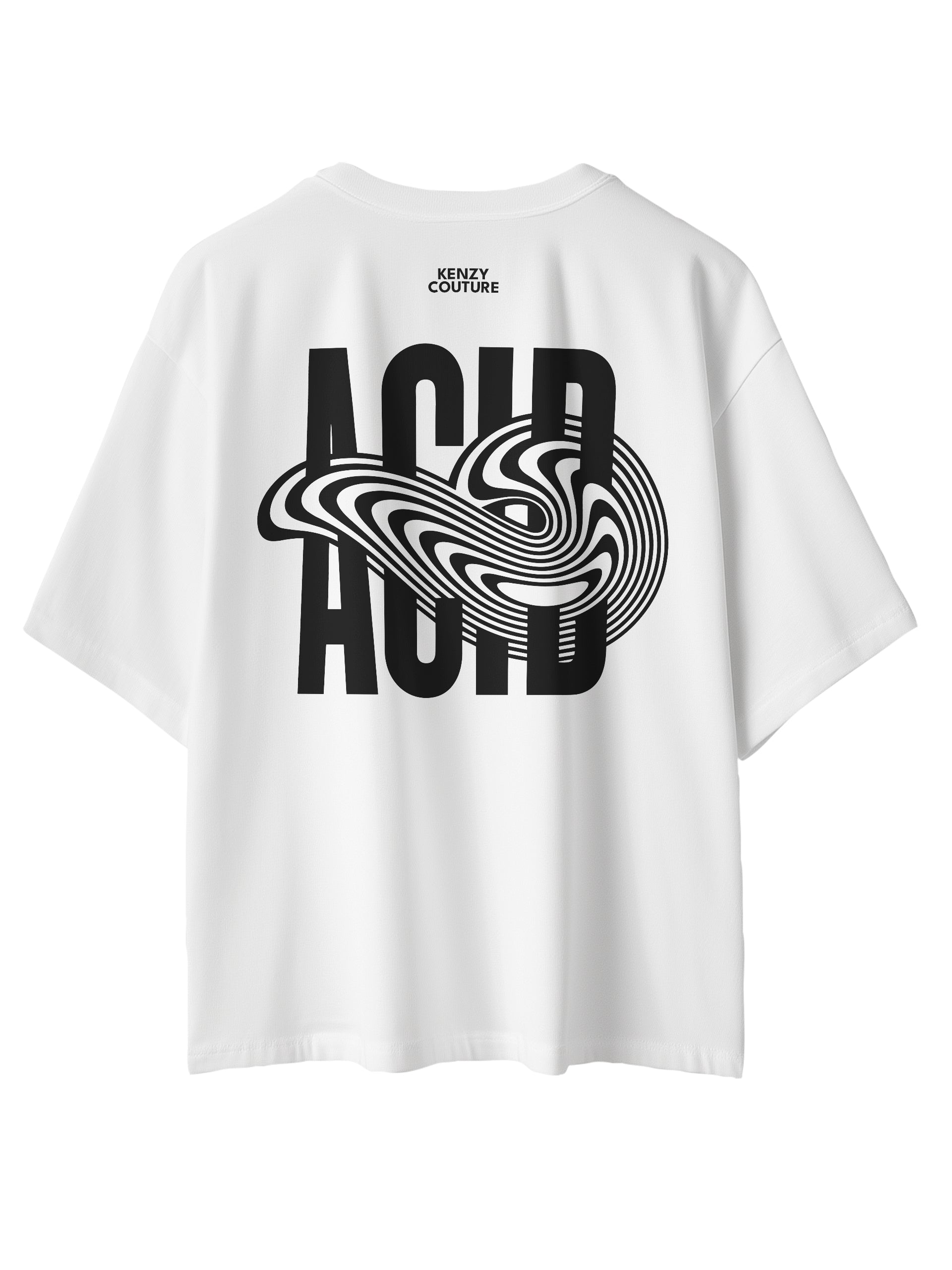 Camiseta Oversize Blanco estampado - Acid