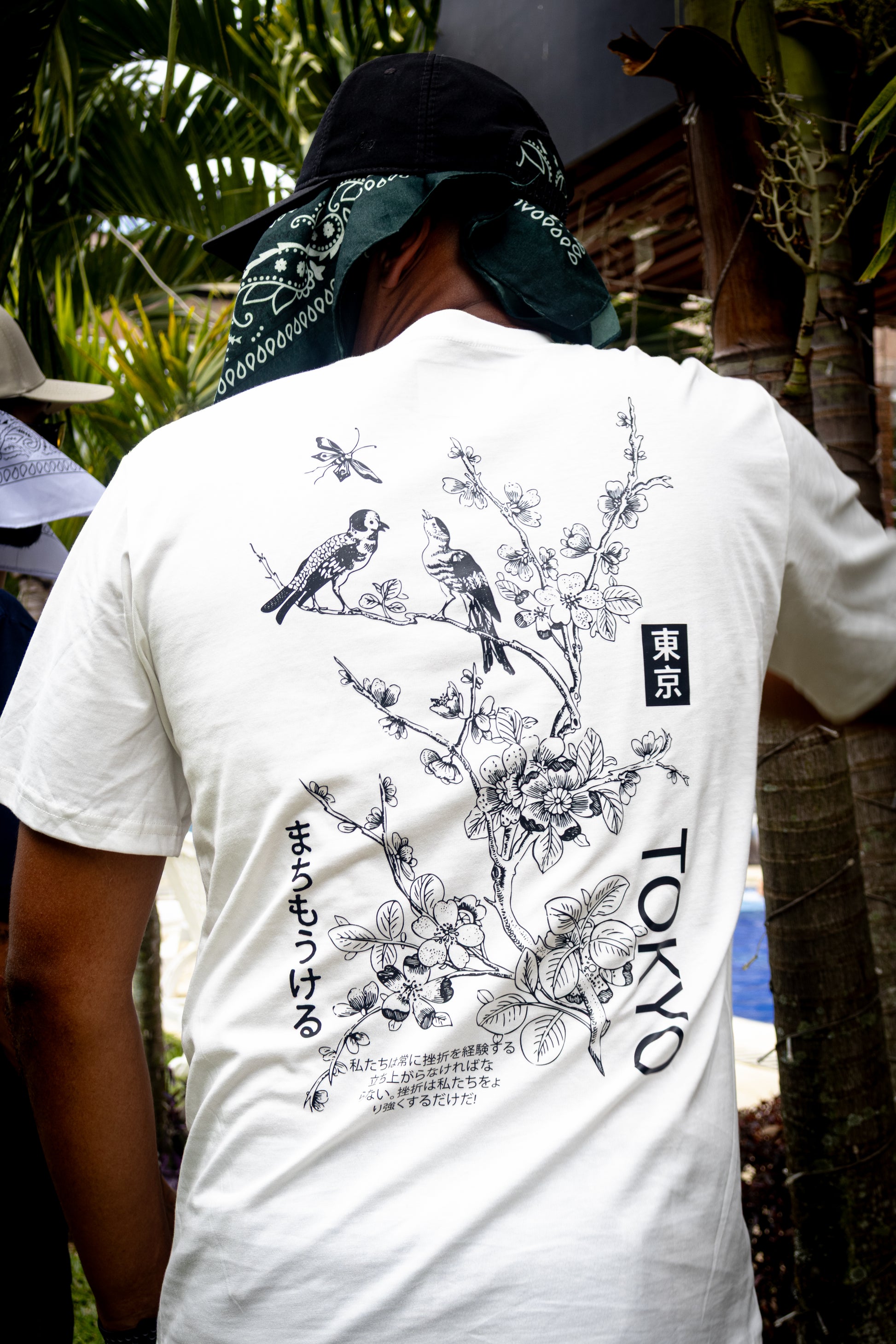Camiseta Oversize Algodon peruano 250gr / Tokyo - Blanco