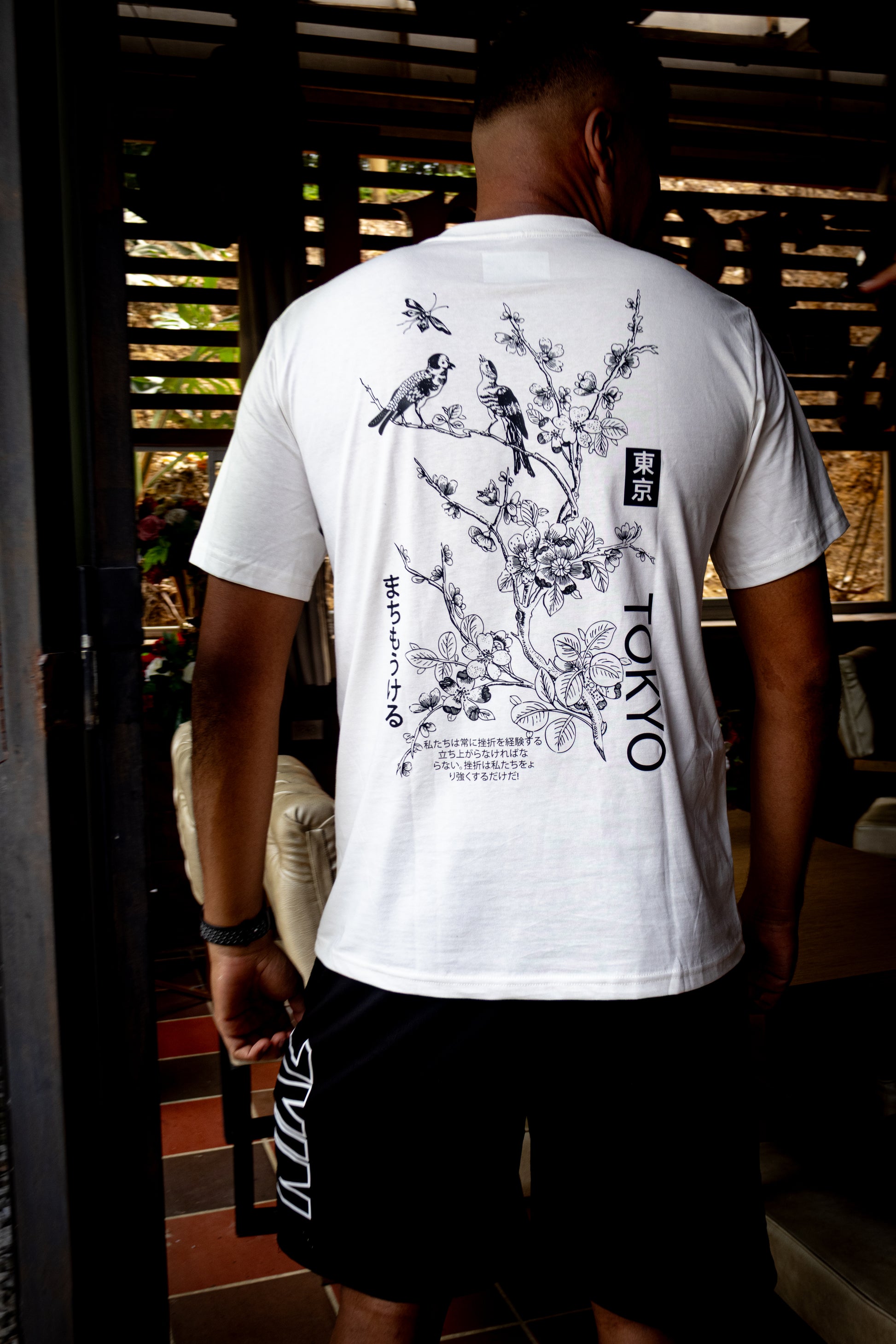Camiseta Oversize Algodon peruano 250gr / Tokyo - Blanco