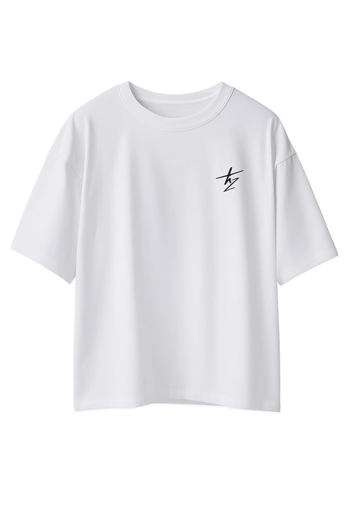 Camiseta Oversize Algodon peruano 250gr / Angel Blanco