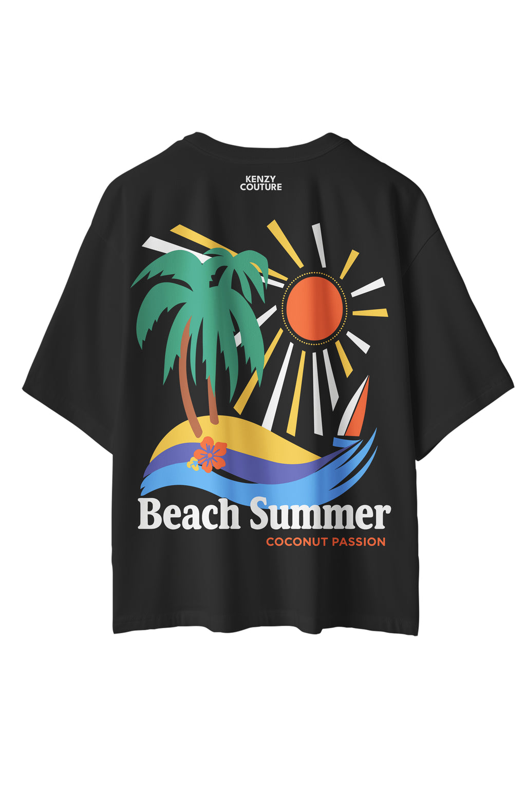 Camiseta Boxy Fit 310G Beach Summer