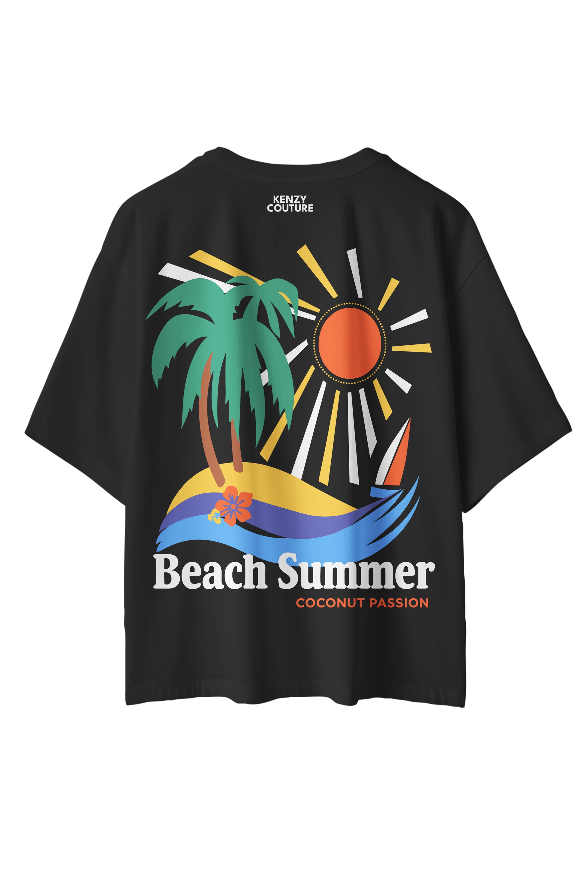 Camiseta Boxy Fit 310G Beach Summer