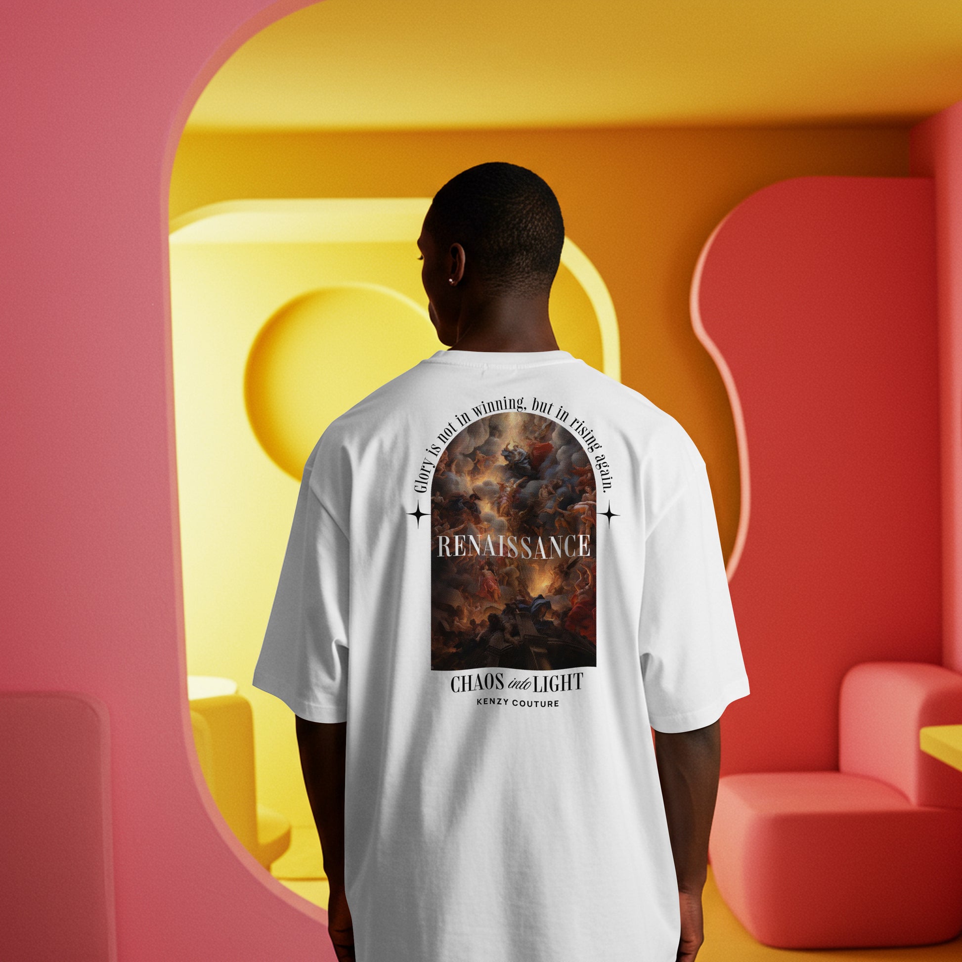 Camiseta Oversize Algodón peruano 310gr / Chaos into Light