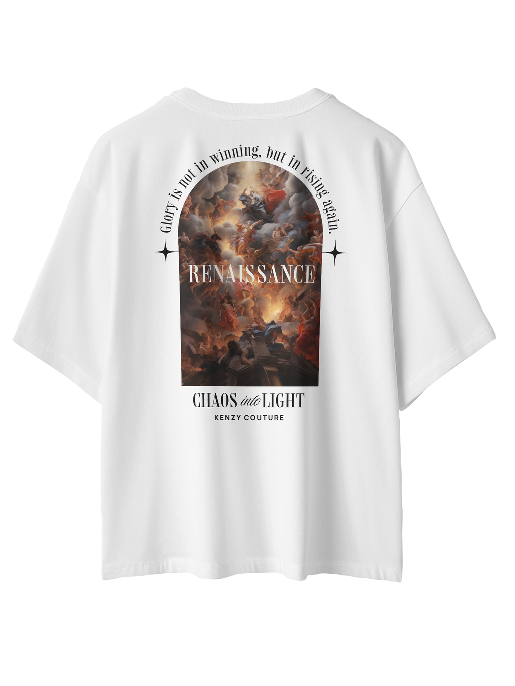 Camiseta Oversize Algodón peruano 310gr / Chaos into Light