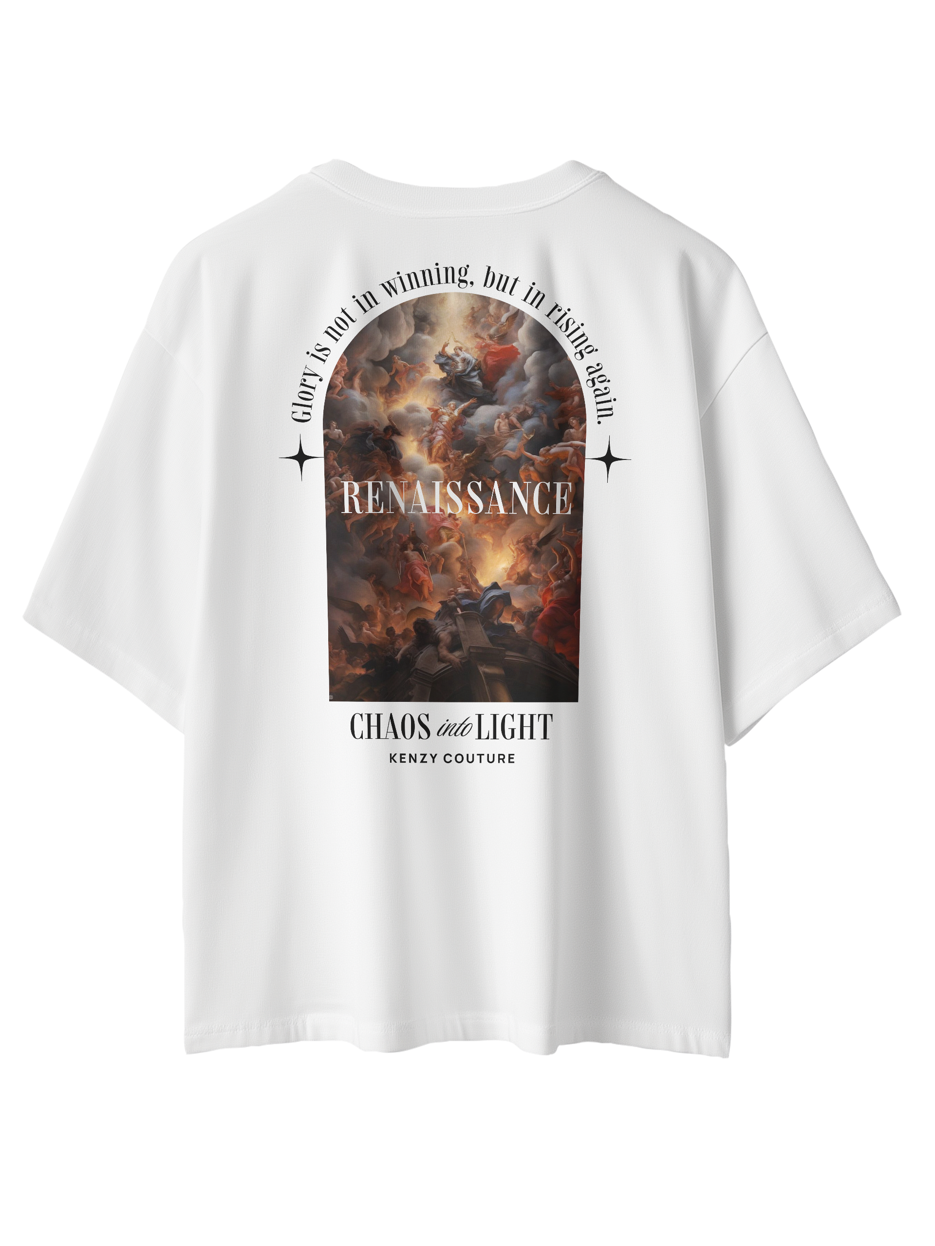 Camiseta Oversize Algodón peruano 310gr / Chaos into Light