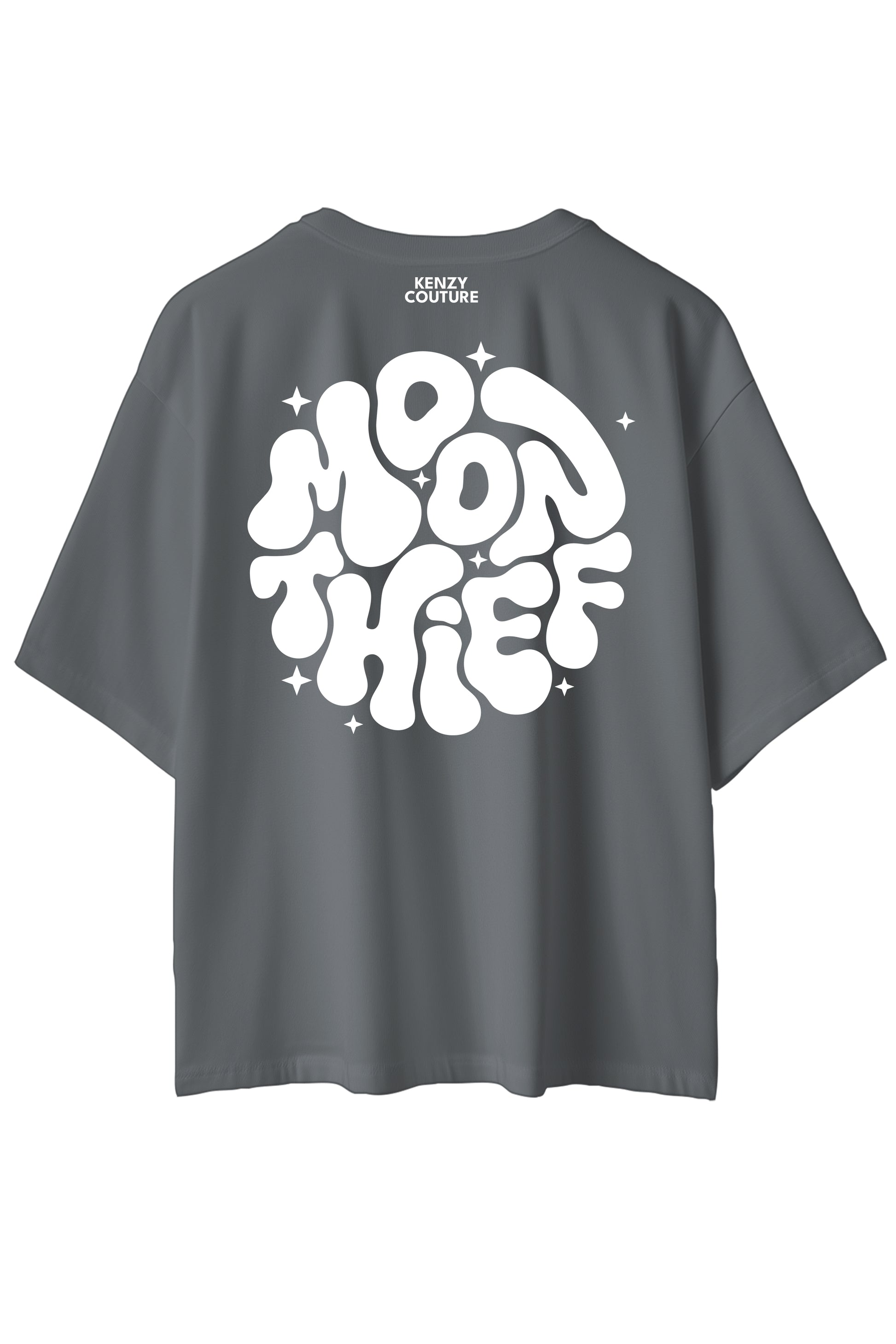 Camiseta Oversize Algodón peruano 250gr / Moon Thief- Gris