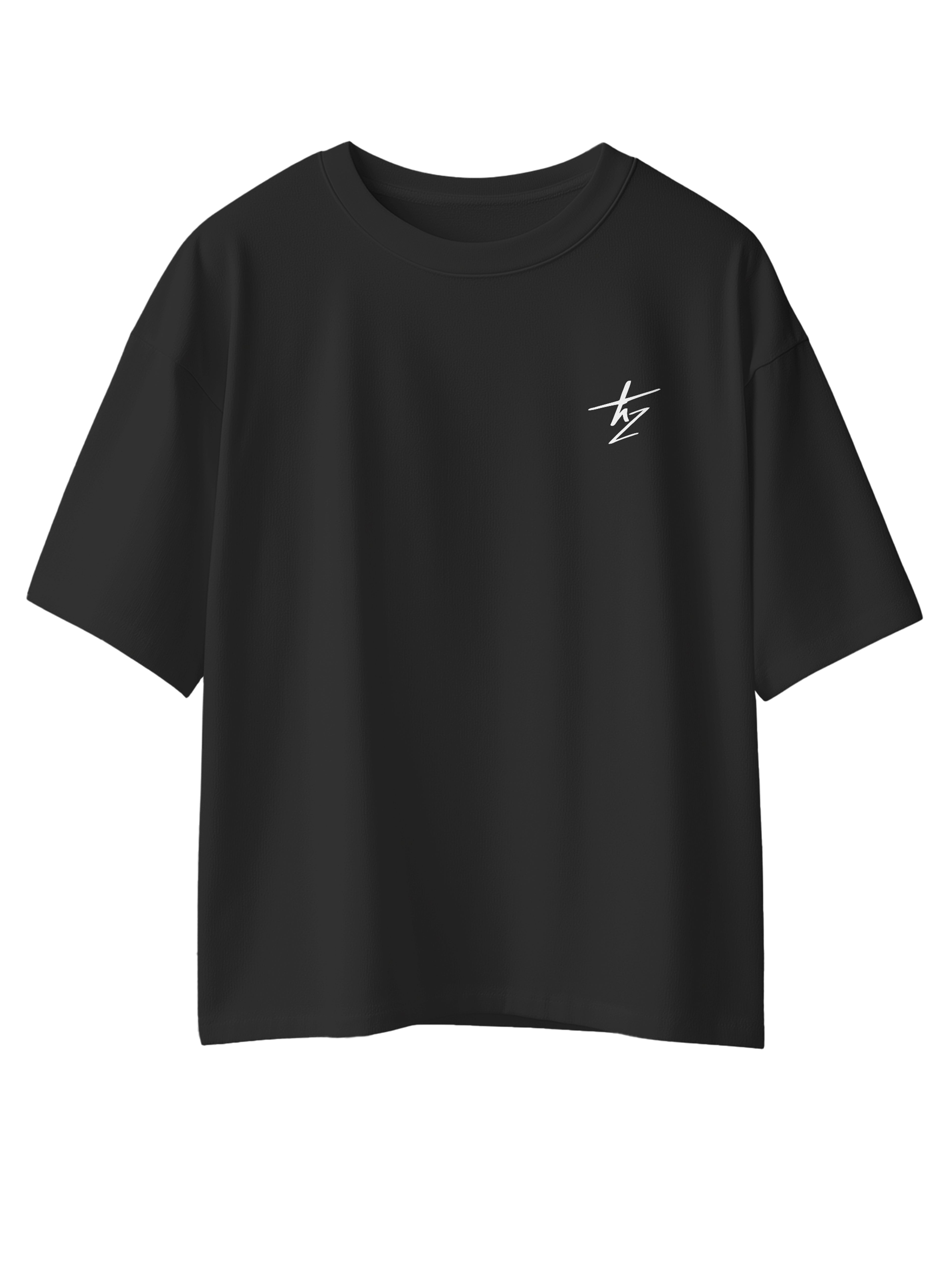 Camiseta Oversize Negra estampado -God Mode