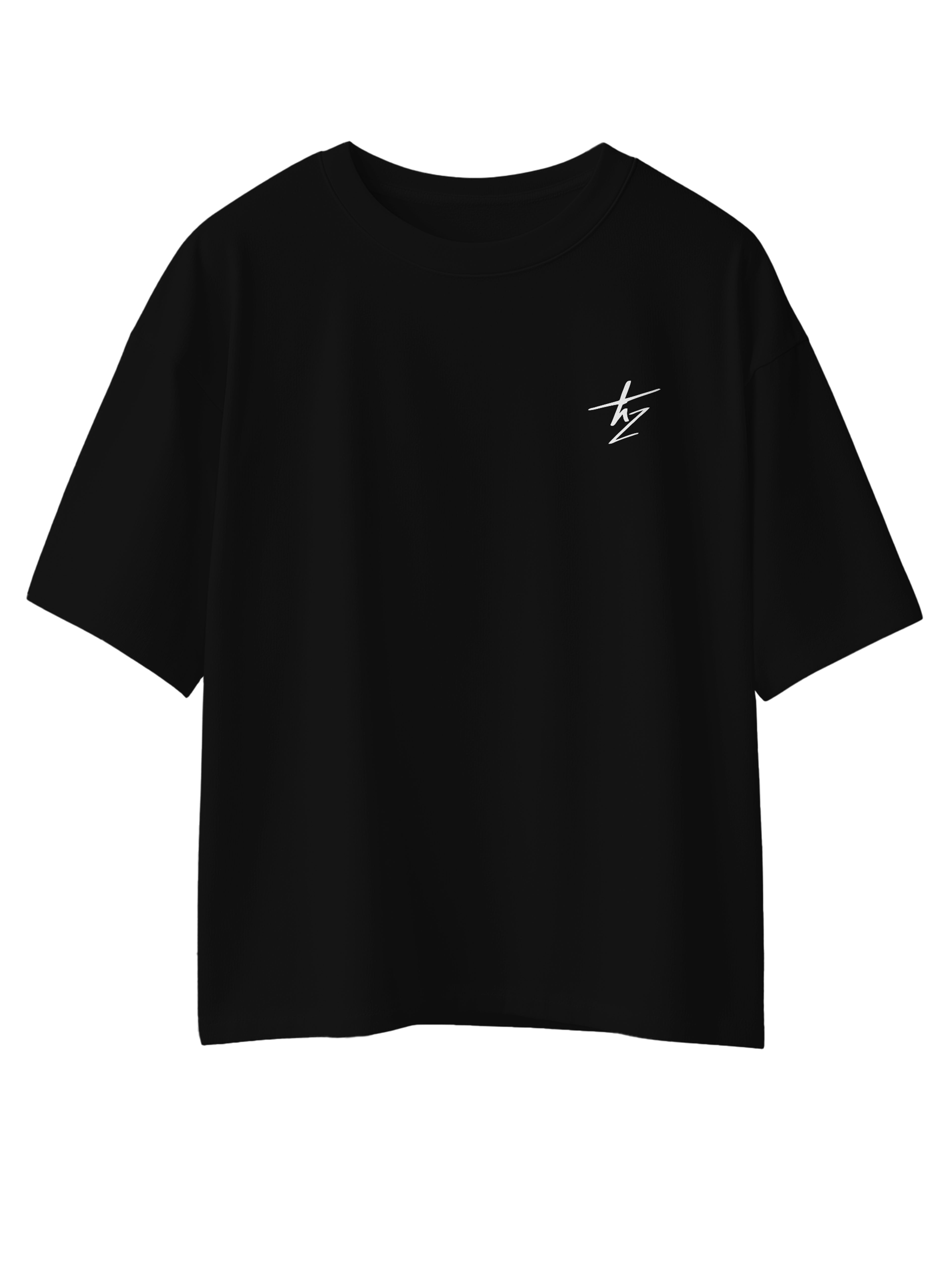 Camiseta Oversize Negra estampado - Hope