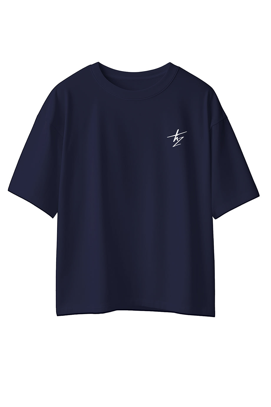 Camiseta Oversize Algodon peruano 250gr / Zeus Azul petroleo